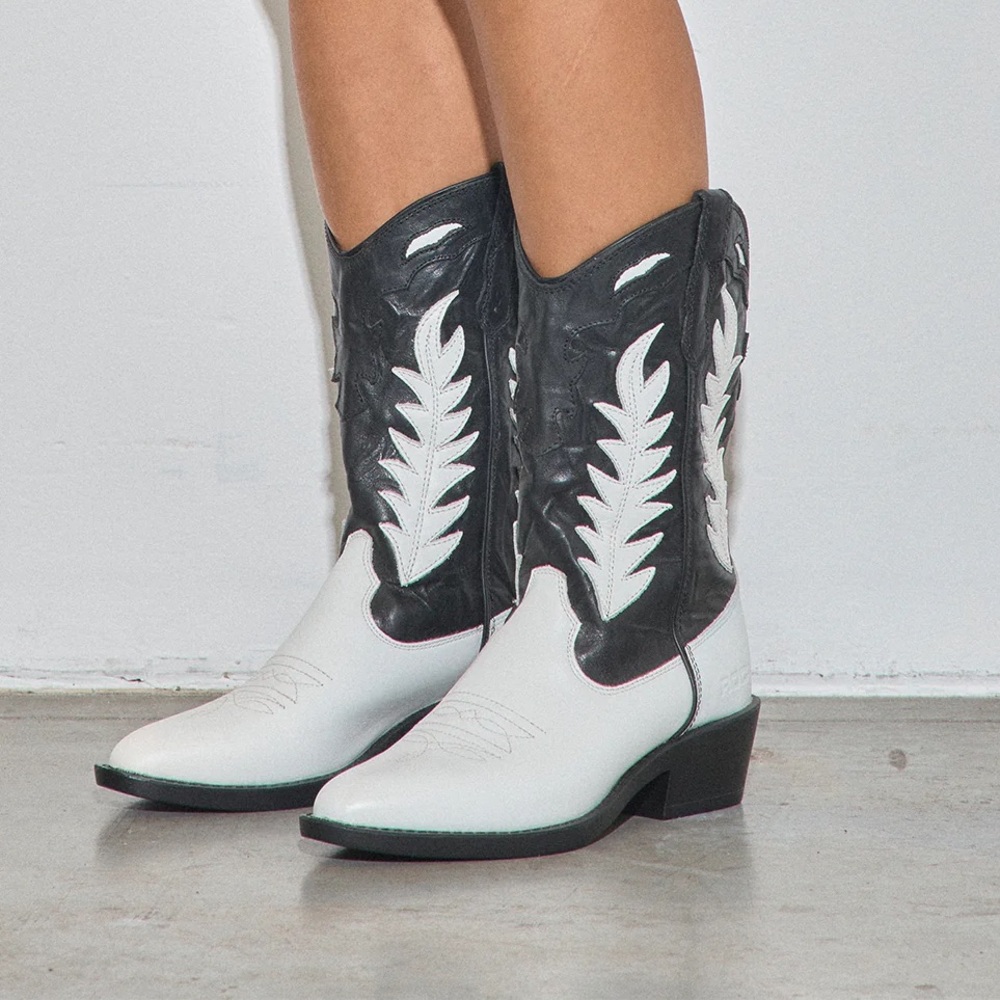 ROC India Leather Cowboy Boots